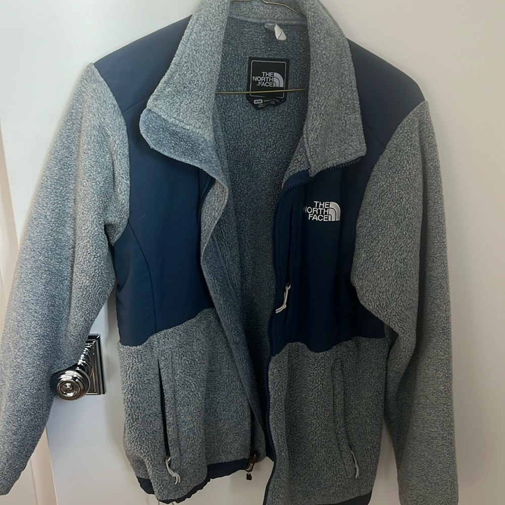 The North Face blue fleece